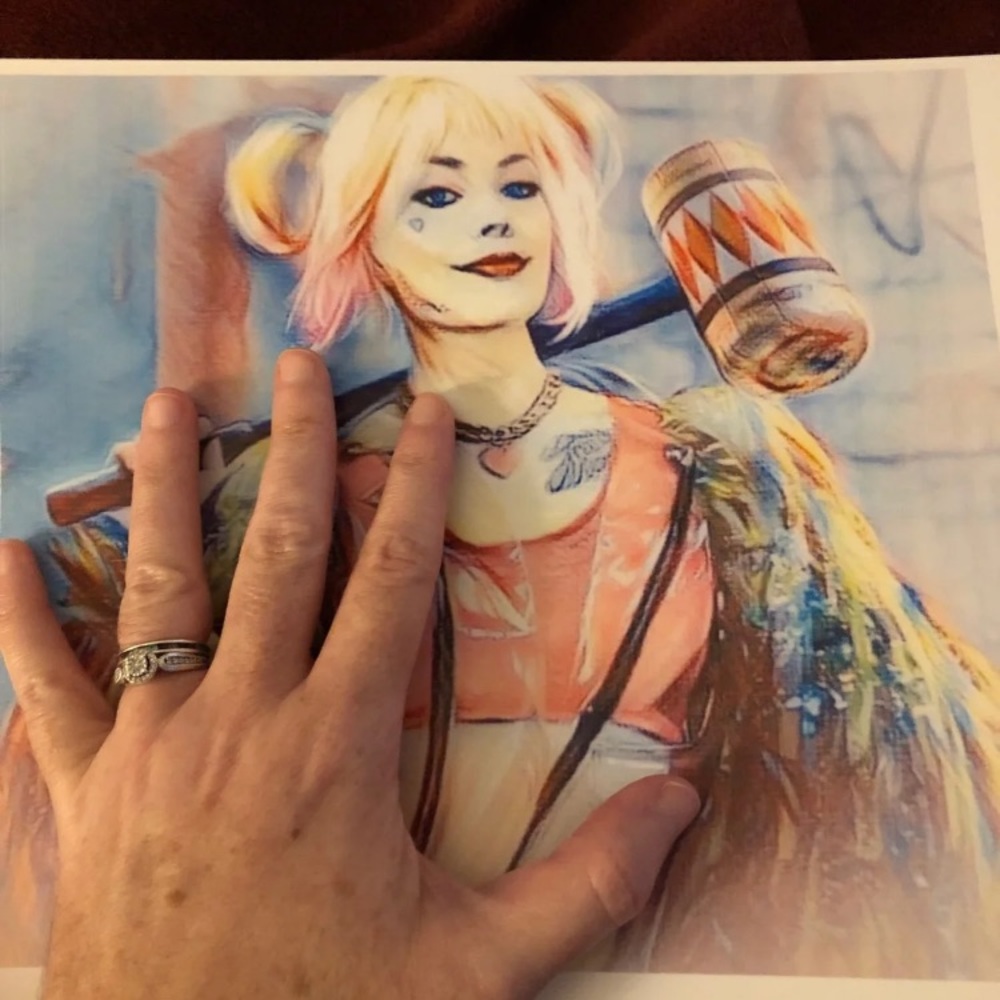 HARLEY QUINN MUTED PREMIUM ART PRINT - Picture 2 of 2
